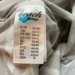 Beach time brown and white striped mini skirt Small Photo 2