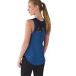 Lululemon Sculpt Tank Top Miss Mosaic Lakeside Blue Hero Blue Size Photo 4