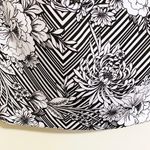 Guess  | Striped Floral Bodycon Mini Dress in Black and White - Size 4 Photo 3