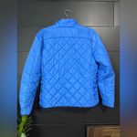 Lands' End LANDS’ END Blue Primaloft Quilted Women’s Warm Winter Jacket Coat Sz M EUC Photo 1