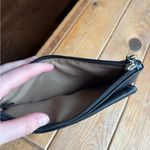 Coach Black Leather Mini Wristlet Bag Photo 4