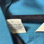 Eddie Bauer  Teal Long Sleeve Button Down Shirt Women Size L 100% Cotton Photo 1