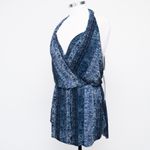 Magicsuit Ellie Halter V Neck Swim Dress Blue Size 10 Photo 11