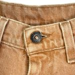 Levi's  954 Orange Tab Tan Roll Cuffed Denim High Waist Shorts Size 9 Photo 2
