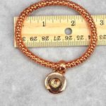 None Rose Gold Circle Elastic Boho Charm Stretch Bracelet Fashion Jewelry JB2-47 Photo 3