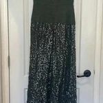 Rickie Freeman Teri Jon Mother Of The Bride Dress Crisscross Ruches Sequins Sz 6 Green Photo 6