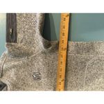 Antigua  NFL Women Gray Quarter Zip Pullover Size Large L Collar Elbow Patch Photo 2