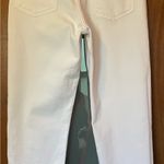 joe's jeans Joe’s Womens White Distressed Frayed Denim Hi-Rise Straight Crop Capri Size 26 Photo 4