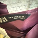 ZARA  Satin effect knotted slip dress size medium Photo 8