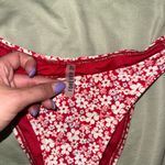 Forever 21 Red Floral Bikini Bottom Photo 1