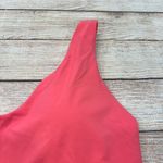 Athleta  Hampton One Piece Swimsuit Coral V Neck Twist Back Size L Photo 1
