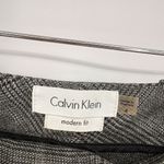 Calvin Klein  Modern Fit Plaid‎ Trousers Dress Pants Gray Size 4 Photo 5