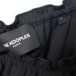 The Kooples Denby Maxi Crepe Dress Black Fit And Flare Smocked Womens Size 0 Photo 5