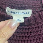 Aeropostale Women's Burgundy Sweater Photo 1