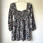 Princess Polly Kassie Black Floral Long Sleeve Mini Dress 0 Photo 12