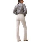 Anthropologie  Paige Laurel Canyon High Rise Flare Jean Crisp White Size 22W NEW Photo 14