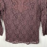 Coldwater Creek Vintage Y2K Lace Top Size Small Chocolate Brown Fairy Grunge Photo 8