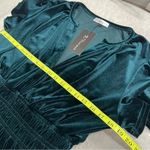 NWT Elegant Velvet velour tiered maxi Dress short sleeve xl(16 Photo 2