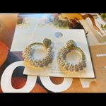 Luxury Imitation Pearl Vintage Style Statement‎ Golden Earrings fashion new Photo 2