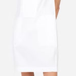 Everlane  The Cotton Poplin V-Neck Tank Dress in White Size‎ 6 Photo 0