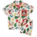 Peter Alexander Mickey Mouse Christmas pattern short pj set size S Photo 0