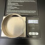 Coach  Signature C Black Enameled Silver-tone Bangle Bracelet 57.9g. Photo 14