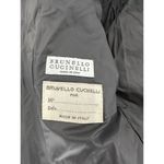 Brunello Cucinelli  Coat Jacket Women’s Size 42 Puffer Down Fox Fur Collar Luxury Photo 6