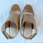 Corkys Reno Tan Heeled Sandals NIB 8 neutral fall ankle wrap Velcro Photo 2