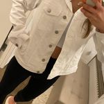 Gap Oversized White Jean Denim Jacket Photo 0