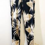 Alala  Leggings Captain Ankle Tight Tropic Print (Black w/Palm Motif) Sz XS EUC Photo 4