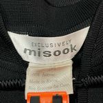 Misook Exclusively Mandarin Collar Knit Top - Black - Medium Photo 7