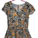 American Eagle Dainty Floral Boho Peasant Maxi Dress Womens Small Crochet Detail Pink Photo 1