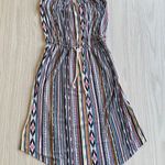 Ocean Drive Women’s Multicolor Striped Strapless Minidress XS/S Photo 0