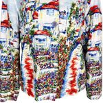 Coldwater Creek Jacket PL Large Petite Watercolor Blazer Linen Blend Photo 3