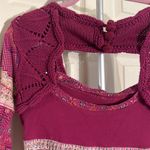 Free People  Pink Sweater Top medium Photo 3