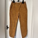 Marine layer  Allison Camel Brown Corduroy elastic waistband pants size medium Photo 2