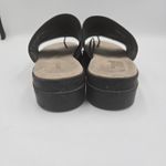 Baretraps Ravin Thong Sandals Womens Size 7.5 M Black Slide Faux Leather Robbie Photo 5
