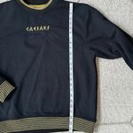 Vintage Caesar's Palace Black Embroidered Sweatshirt sz M/L Photo 3