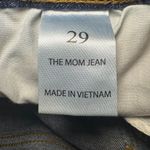 Willow + Root  Women's Distressed Mom dark Wash straight leg jeans Size 29 Photo 2