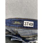 Ralph Lauren POLO  Blue Denim Jeans Distressed Size 26 Tompkins Skinny Crop Photo 8