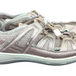 OrthoFeet Women's Verona Running Sneaker Sandals Fisherman Silver Comfort 10 Photo 0