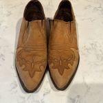 Guess by Marciano Vintage GUESS Georges Marciano LEATHER BROWN WESTERN Mule Bootie statement rodeo Photo 8
