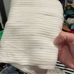 Eddie Bauer Vintage 90s-Y2K cotton ribbed white top boho classic coastal Photo 4