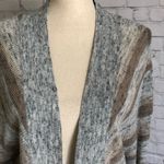 Hinge  Stripe Lightweight Open Knit Cardigan Size S Photo 6