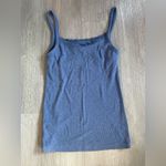 Aerie Offline by  Y2K Dusty Blue Cotton Ribbed Cami size Small Photo 4