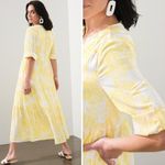 Chico's New!  Tiered Paisley Maxi Dress‎ yellow, Chico size 0, US size S/4 Photo 2