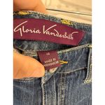 Gloria Vanderbilt  Denim Capri Jeans Cuffed Hem‎ Relaxed Fit Size 10 Photo 2