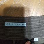 Antonio Melani  8 Gray Pinstripe Dress Pants Photo 2