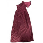 Harlyn Dress Womens‎ XS Burgundy Satin Maxi Side Slit Evening Gown Formal Red Photo 4