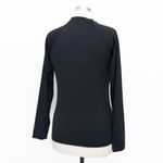 Sea Level Swim. Zip Long Sleeve Rashguard Top. Black Size 10 Photo 3